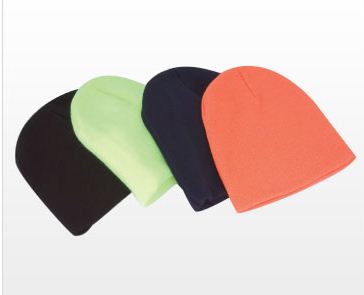 Acrylic Knit Beanie Hat - Pack of 12